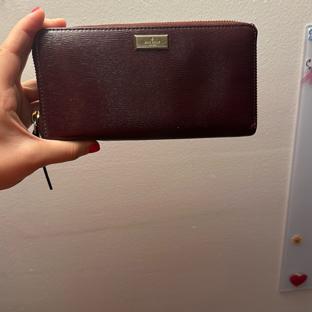 Kate Spade Burgundy Wallet